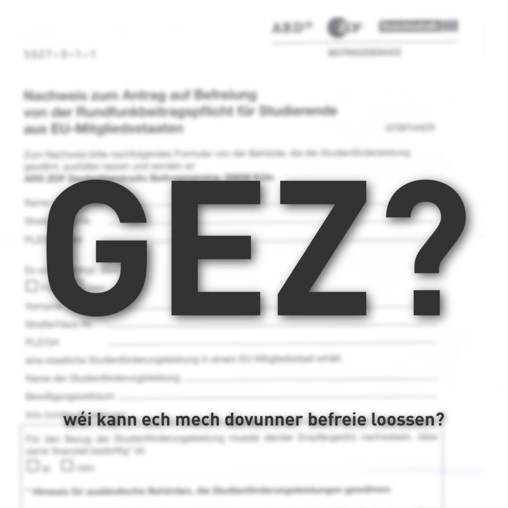 How To: Befreiung vun der GEZ – ACEL